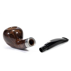 Pipe Brebbia Nova "PURA" Noce Mod. 135 Bent Apple
