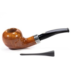 Pipe Brebbia Nova "Pura" Clear 135 Bent Apple