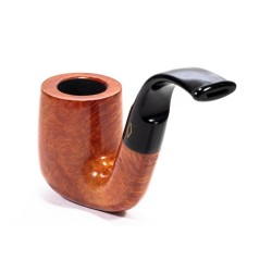 Pipe Brebbia Stand-Up Ambra Model 2863 Bent Billiard