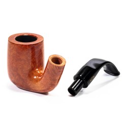Pipe Brebbia Stand-Up Ambra Model 2863 Bent Billiard