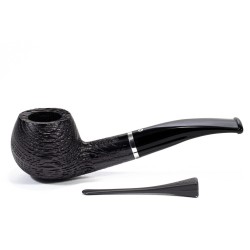 Bog Oak Pipe Talamona Bent Apple