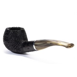 Bog Oak Pipe Talamona Bent Apple
