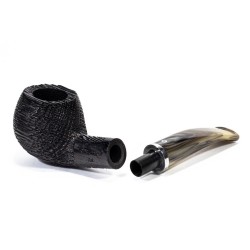 Bog Oak Pipe Talamona Bent Apple