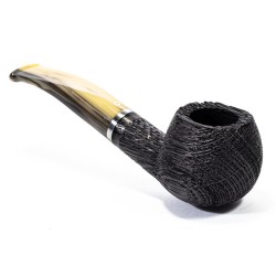 Bog Oak Pipe Talamona Bent Apple