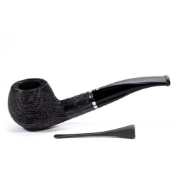 Bog Oak Pipe Talamona Bent Apple