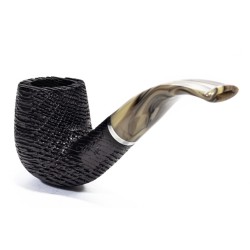 Bog Oak Pipe Talamona Bent Billiard
