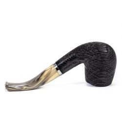 Bog Oak Pipe Talamona Bent Billiard