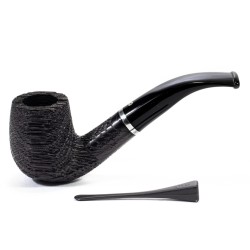 Bog Oak Pipe Talamona Bent Billiard
