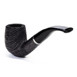Bog Oak Pipe Talamona Bent Billiard