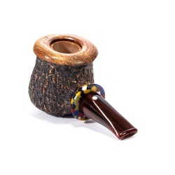 Pipe Armellini Botero Rusticated Chubby Billiard