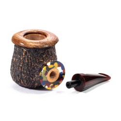 Pipe Armellini Botero Rusticated Chubby Billiard