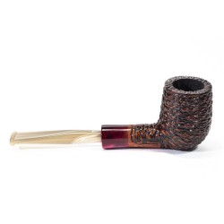 Briar Pipe Santambrogio Rusticated Billiard