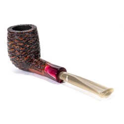 Briar Pipe Santambrogio Rusticated Billiard