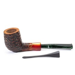 Briar Pipe Santambrogio Rusticated Billiard