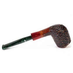 Briar Pipe Santambrogio Rusticated Billiard