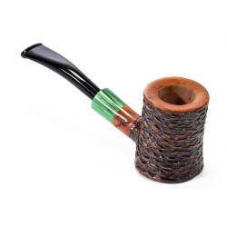 Pipa in Radica Santambrogio Rusticata Cherrywood