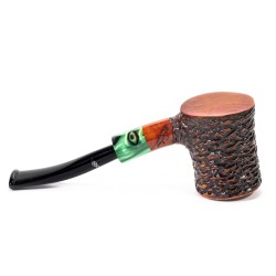 Pipa in Radica Santambrogio Rusticata Cherrywood