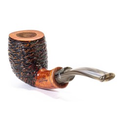 Pipe Santambrogio Rusticated Bent Billiard