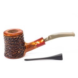 Briar Pipe Santambrogio Rusticated Cherrywood