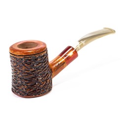 Pipa in Radica Santambrogio Rusticata Cherrywood