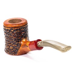 Pipa in Radica Santambrogio Rusticata Cherrywood