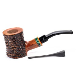 Briar Pipe Santambrogio Rusticated Cherrywood