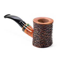 Pipa in Radica Santambrogio Rusticata Cherrywood