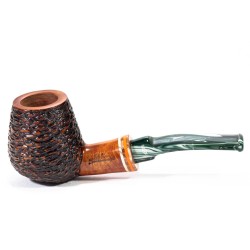 Briar Pipe Santambrogio Rusticated Brandy
