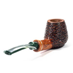 Briar Pipe Santambrogio Rusticated Brandy