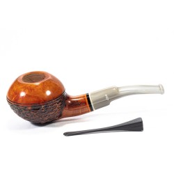Briar Pipe Santambrogio Rusticated Rhodesian