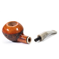 Briar Pipe Santambrogio Rusticated Rhodesian
