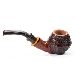 Pipe Santambrogio Rusticated Bent Rhodesian