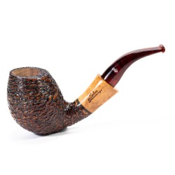 Briar Pipe Santambrogio Rusticated Bent