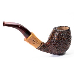 Pipa in Radica Santambrogio Rusticata Bent