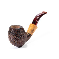 Briar Pipe Santambrogio Rusticated Bent