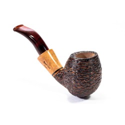 Pipa in Radica Santambrogio Rusticata Bent
