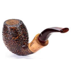 Pipa in Radica Santambrogio Rusticata Bent