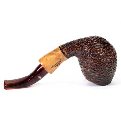 Pipa in Radica Santambrogio Rusticata Bent