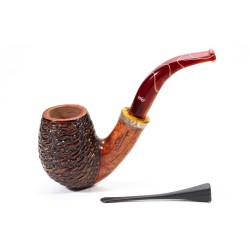 Briar Pipe Santambrogio Rusticated Bent
