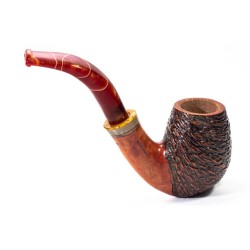Pipa in Radica Santambrogio Rusticata Bent