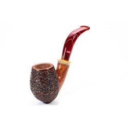 Briar Pipe Santambrogio Rusticated Bent