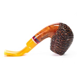 Pipa in Radica Santambrogio Rusticata Bent