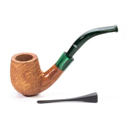 Pipe Santambrogio Rusticated Natural Bent