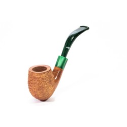 Pipe Santambrogio Rusticated Natural Bent