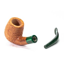 Pipe Santambrogio Rusticated Natural Bent