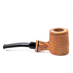 Pipe Santambrogio Rusticated Natural Poker