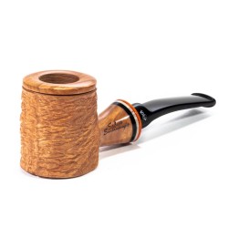 Pipe Santambrogio Rusticated Natural Poker