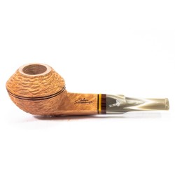 Pipe Santambrogio Rusticated Natural Rhodesian