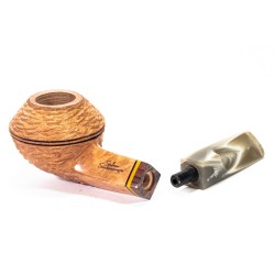 Pipe Santambrogio Rusticated Natural Rhodesian