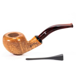 Pipe Santambrogio Rusticated Natural Bent Apple